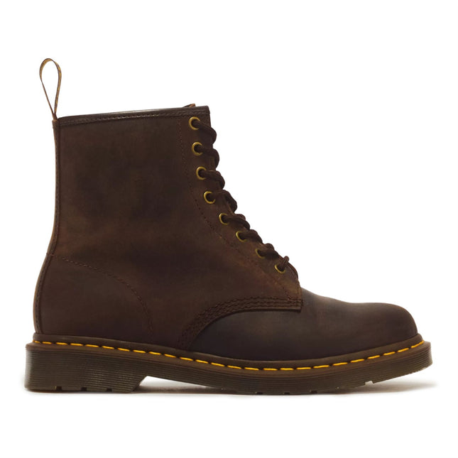 Dr Martens 1460 Brown Crazy Horse Leather Combat Boots - 11822203