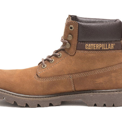 Caterpillar Colorado 2.0 Beige Leather Hiking Ankle Boots