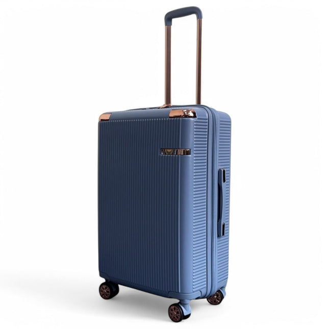 Expandable Hard Shell 8 Wheels Luggage Travel Cabin Suitcase Set