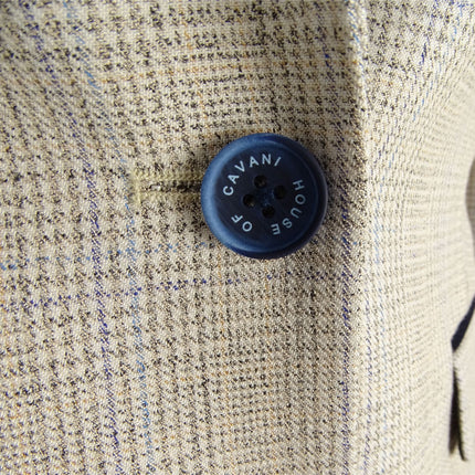 Women's Tweed Herringbone Cream Jacket Peaky Blinders