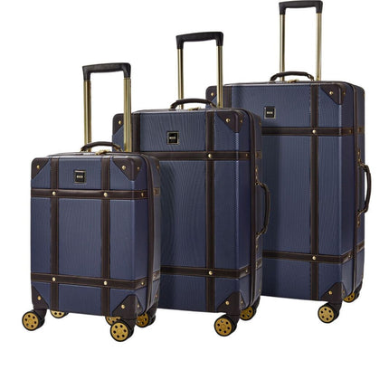 Vintage Hard Shell  Luggage Trunk Suitcase Set