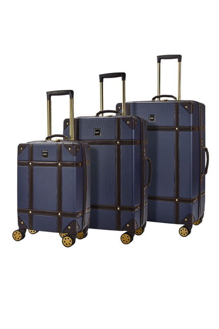 Vintage Hard Shell  Luggage Trunk Suitcase Set