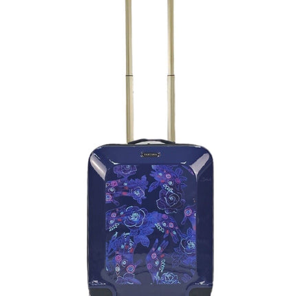 Hard Shell Cabin 4 Wheel Suitcase Flower Print Luggage
