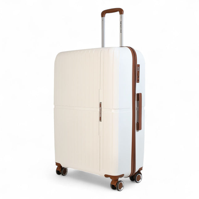 Strong Hard Shell Suitcase Set 8 Wheel Cabin Luggage Holiday Travel Case