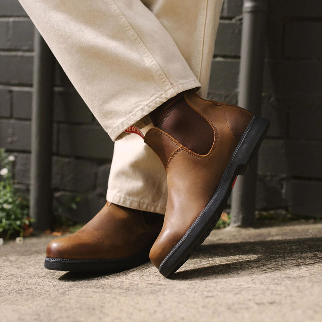 Rossi 607 Booma Tan Leather Chelsea Boot