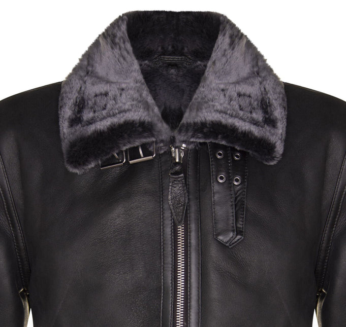 Mens B3 Aviator Flying Sheepskin Jacket-Alhambra