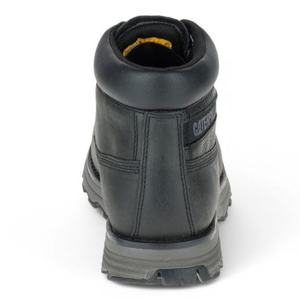 Caterpillar Men's Founder Black Leather Everyday Ankle Boots