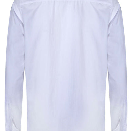 Mens Club Collar White Shirt 1920s Peaky Blinders With Bar Poplin Pin Smart