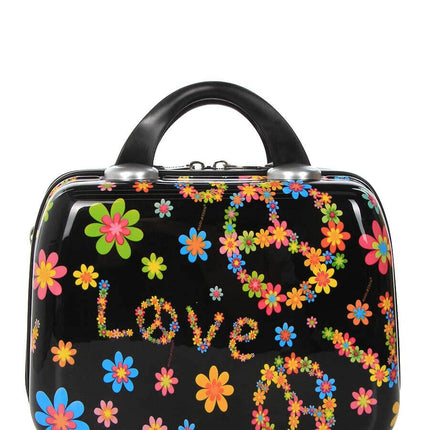 Hard Shell Printed Dual 4 Wheel Luggage Suitcase