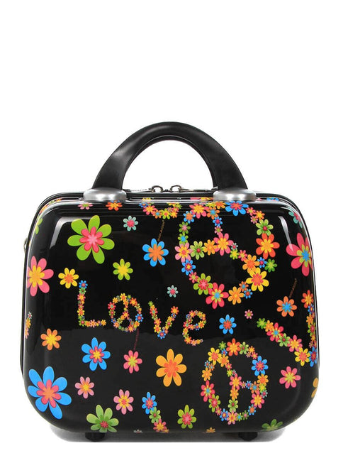 Hard Shell Printed Dual 4 Wheel Luggage Suitcase