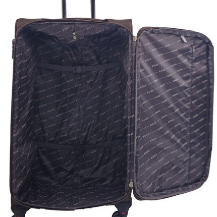 Soft Shell Suitcase Luggage Set Travel Light Carry On Cabin Bag