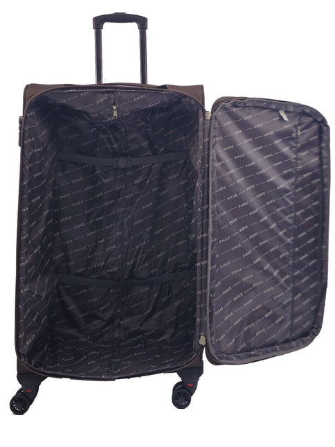 Soft Shell Suitcase Luggage Set Travel Light Carry On Cabin Bag