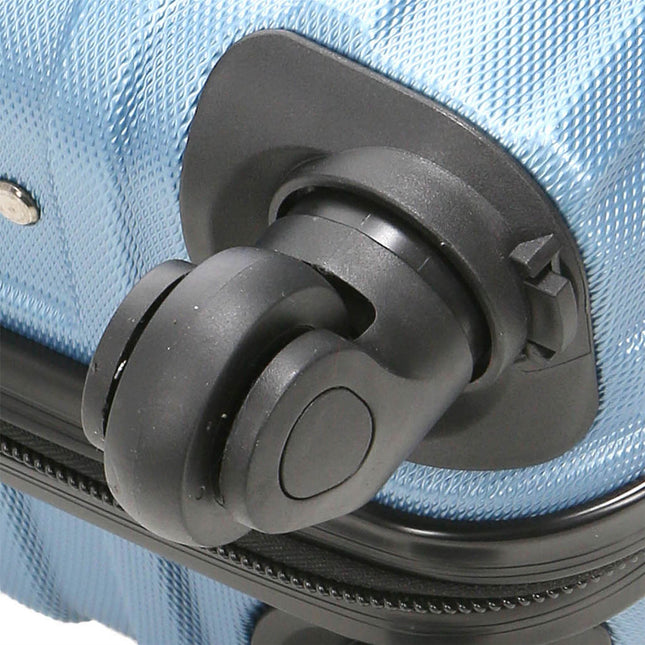 Hard Shell ABS 4 Wheels Luggage Travel Cabin Suitcase Set