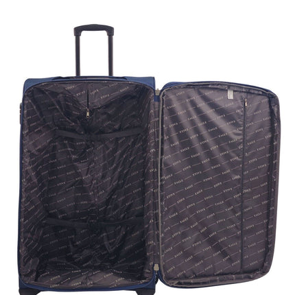 Soft Shell Suitcase Luggage Set Travel Light Carry On Cabin Bag
