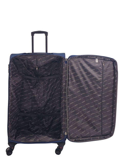 Soft Shell Suitcase Luggage Set Travel Light Carry On Cabin Bag