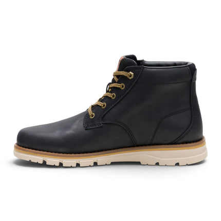 Caterpillar (CAT) Men's Water-Resistant Black Leather Ankle Boots - Estimate Chukka
