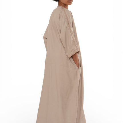 Kids Boys Salmon Moroccan Thobe Robe Djellaba Gandoura Eid Jubba- K-HM66