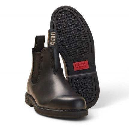 Rossi 607 Booma Black Leather Chelsea Boot