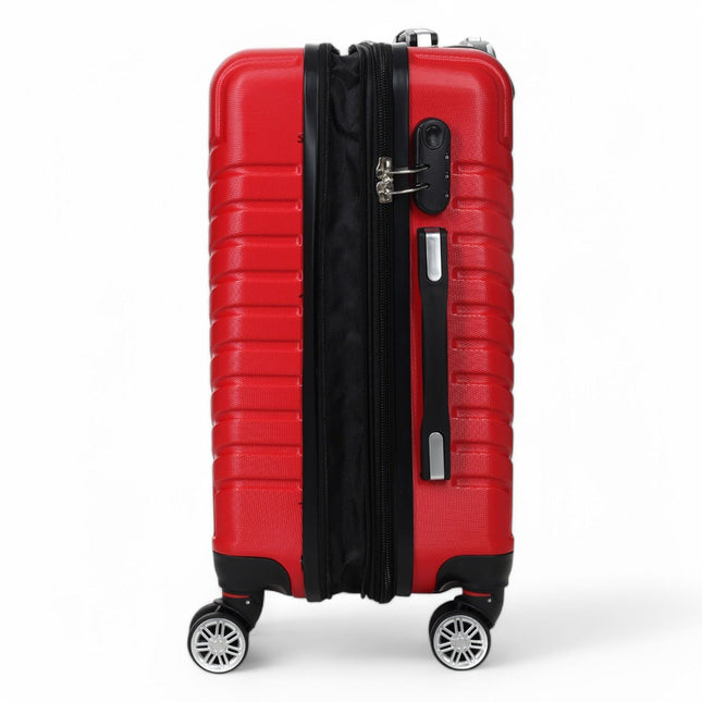 Expandable Hard Shell 8 Wheels Luggage Travel Cabin Bags Suitcase Set