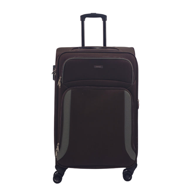 Soft Shell Suitcase Luggage Set Travel Light Carry On Cabin Bag