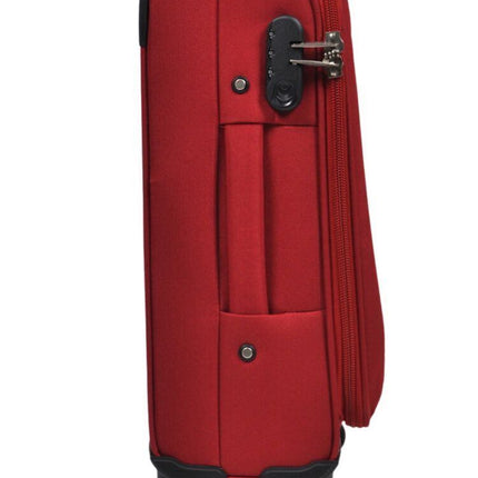 Lightweight Soft Casing Cabin Suitcase 8 Wheel Luggage Travel