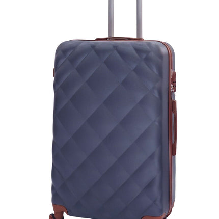 Grey Hard Shell Suitcase Luggage Set Travel Bag