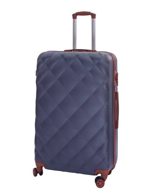 Grey Hard Shell Suitcase Luggage Set Travel Bag