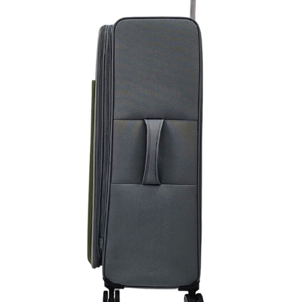 Lightweight  Soft Suitcases 4 Wheel Luggage Travel Bag