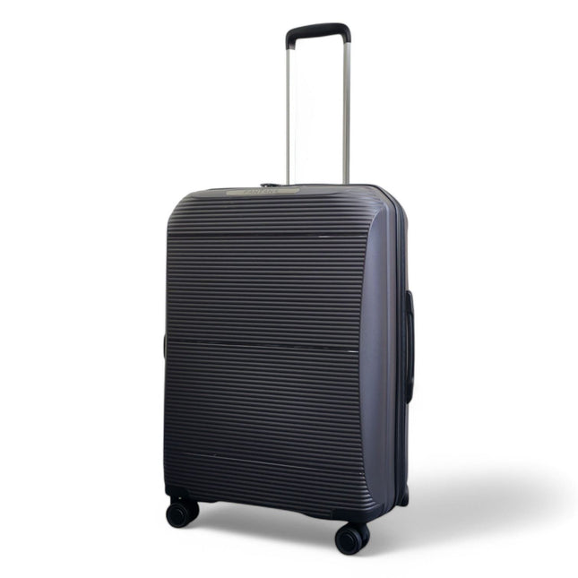 Expandable Hard Shell PP 8 Wheel Luggage Travel Cabin Holiday Bags Suitcase Set