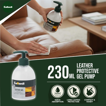 Collonil Leather Gel 230ml Waterproof, Dirt-Repellent & Colour-Reviving Leather Care