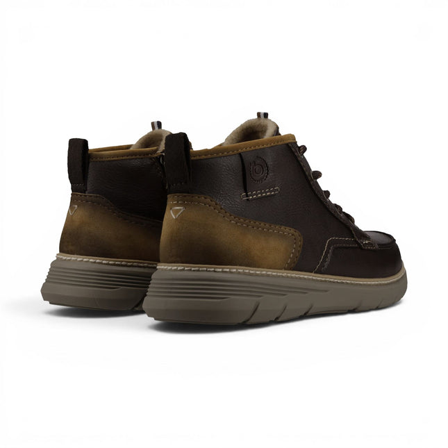 Bugatti Men's Leather Brown Lace-up Casual Ankle Boots - Pulau