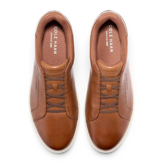 Cole Haan Men's GrandPro Luxe Mile Trainer Brown Suede Sneakers - C43941