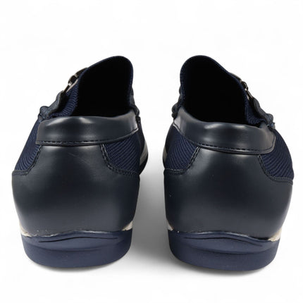 Men's Navy Lightweight Mesh Slip-On Breathable Loafers