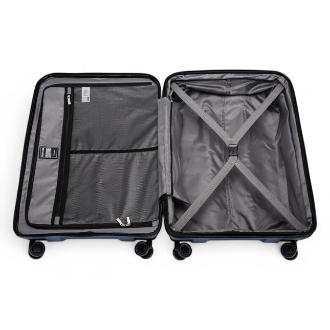 Expandable Strong ABS Hardshell Cabin Suitcase 55 x 39 x 24 cm Luggage Suitable for Easyjet, Ryanair