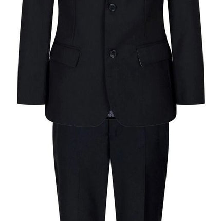 Boys 5 Piece Black Classic Suit