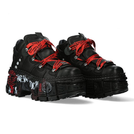 New Rock Punk Goth Leather Boots-WALL106-C9