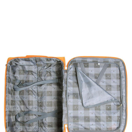 Soft Lightweight Dual 4 Wheel Suitcase Luggage