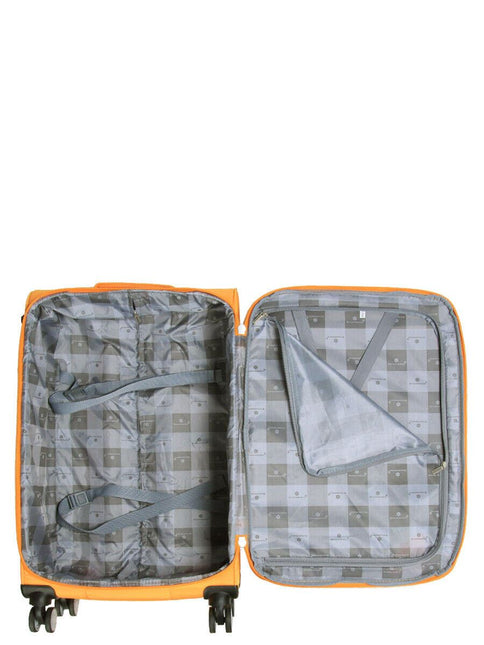 Soft Lightweight Dual 4 Wheel Suitcase Luggage