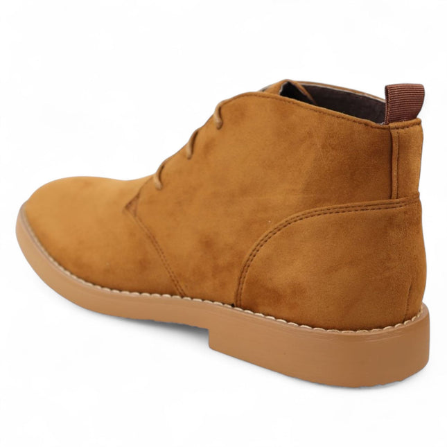 Men's Tan Premium Desert Style Suede Chukka Boots