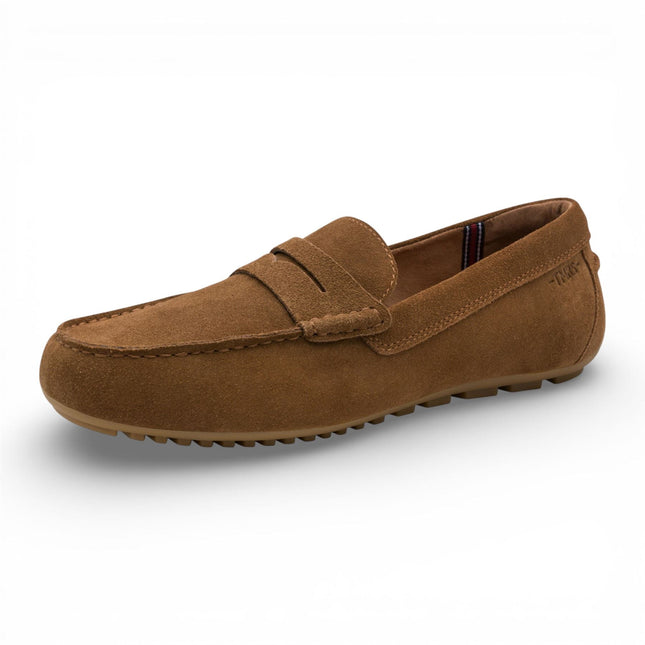 Tamaris Mens Brown Suede Moccasin Loafers Casual Shoes