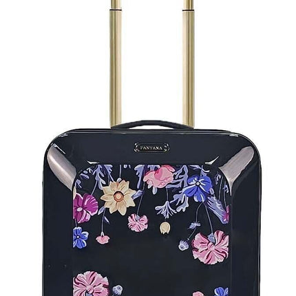 Hard Shell Flower Print Suitcase Luggage Set
