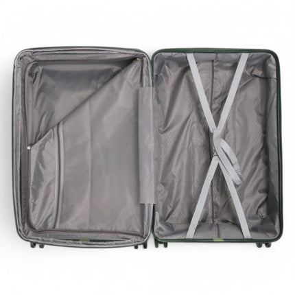 Expandable Hard Shell 8 Wheels Luggage Travel Cabin Suitcase Set