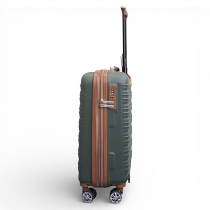 Expandable Hard Shell ABS Suitcase Set 8 Wheel Robust Travel Case Holiday Luggage