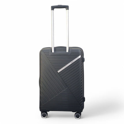 Robust PP Hard Shell 8 Wheels Luggage Travel Holiday Cabin Suitcase Set