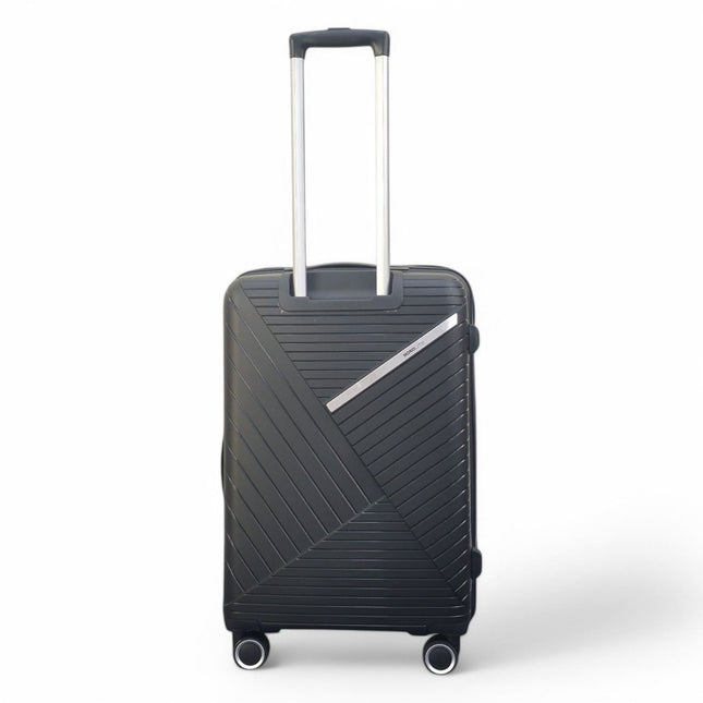 Robust PP Hard Shell 8 Wheels Luggage Travel Holiday Cabin Suitcase Set