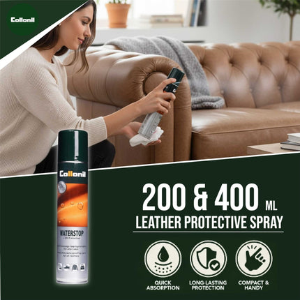 Collonil Waterstop Spray 200ml Leather Waterproofing & Dirt Protection