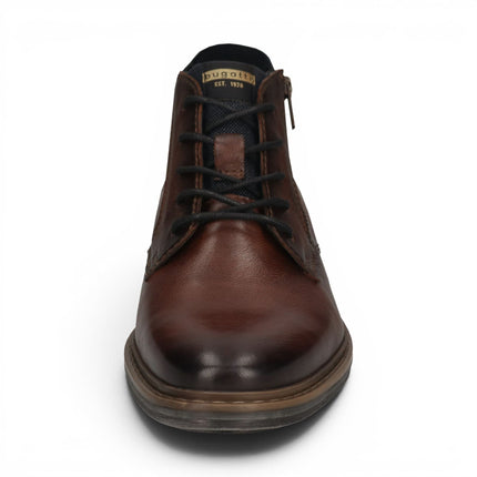 Bugatti Mens Brown Leather Lace-up Chukka Ankle Boots - Rigalo Evo C30