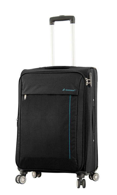 Lightweight Soft Casing Cabin Suitcase 8 Wheel Luggage Travel