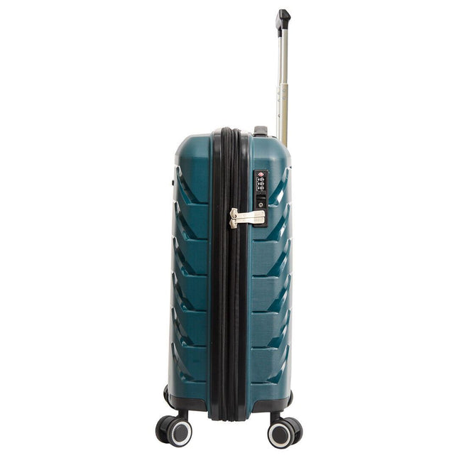 Dual 4 Wheel Hard Shell Strong Luggage Suitcase