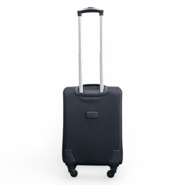 Expandable Soft Shell Cabin Suitcase 50.5 x 37 x 26 cm Luggage Suitable for Easyjet, Ryanair